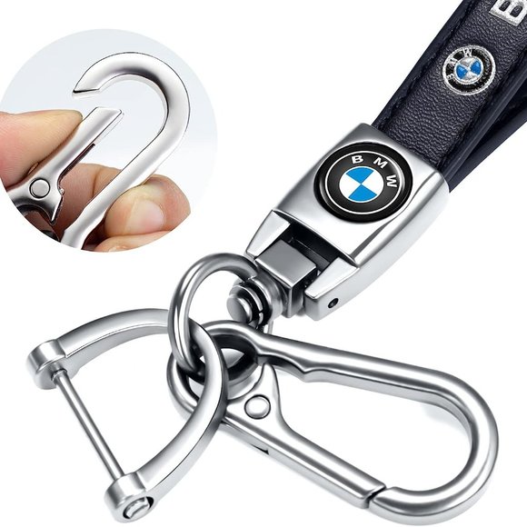 Accessories Leather Car Logo Bmw Keychain Poshmark